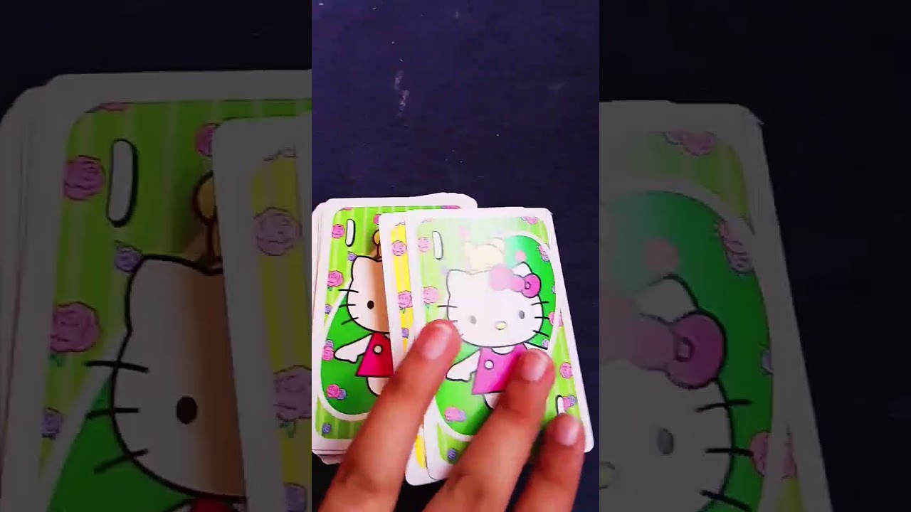 unboxing new edition of Uno hello Kitty and playing in another video #hellokitty