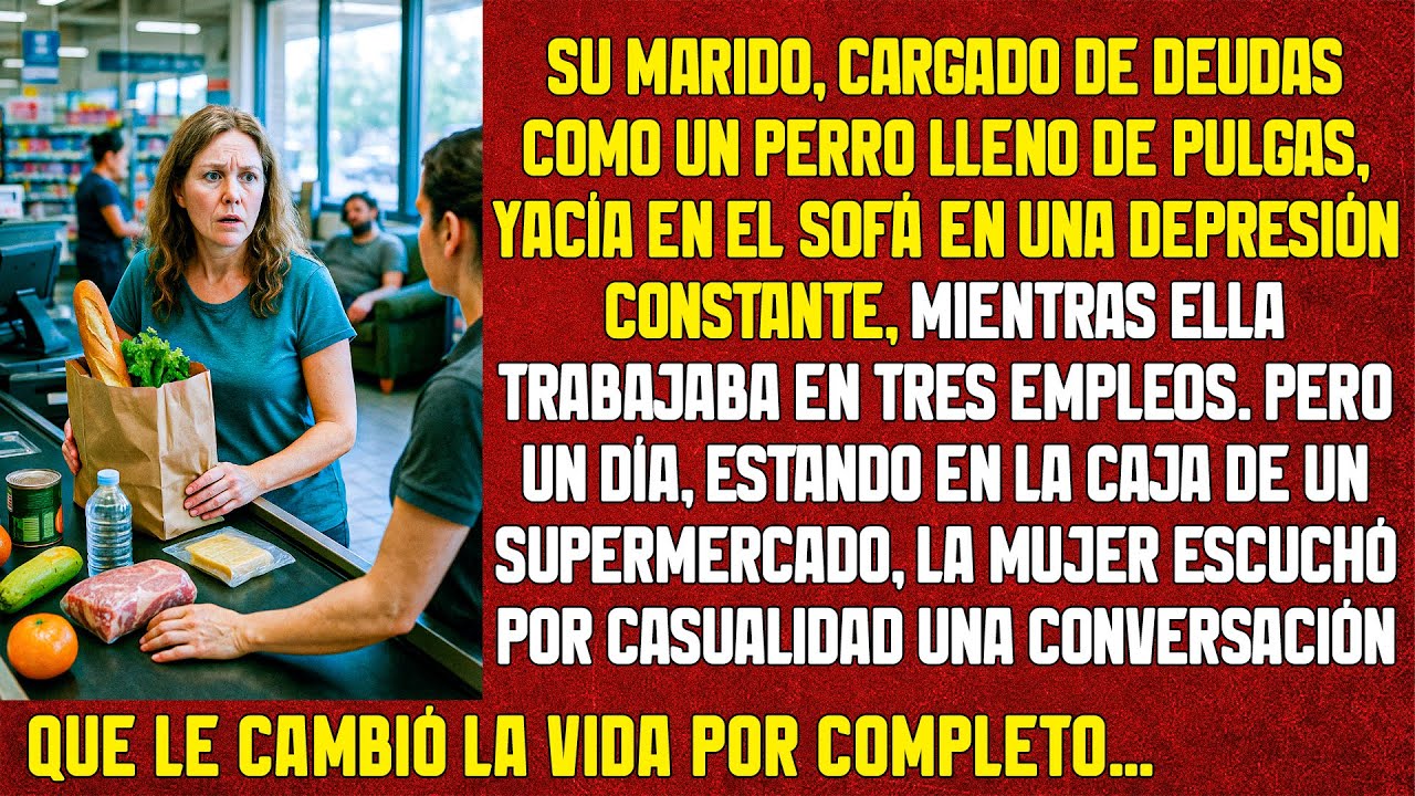 La esposa trabajaba en tres empleos mientras su marido estaba tirado en el sofá. Pero un día...
