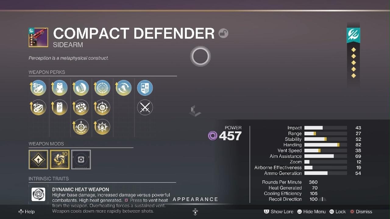 Destiny 2: Zur location and inventory.