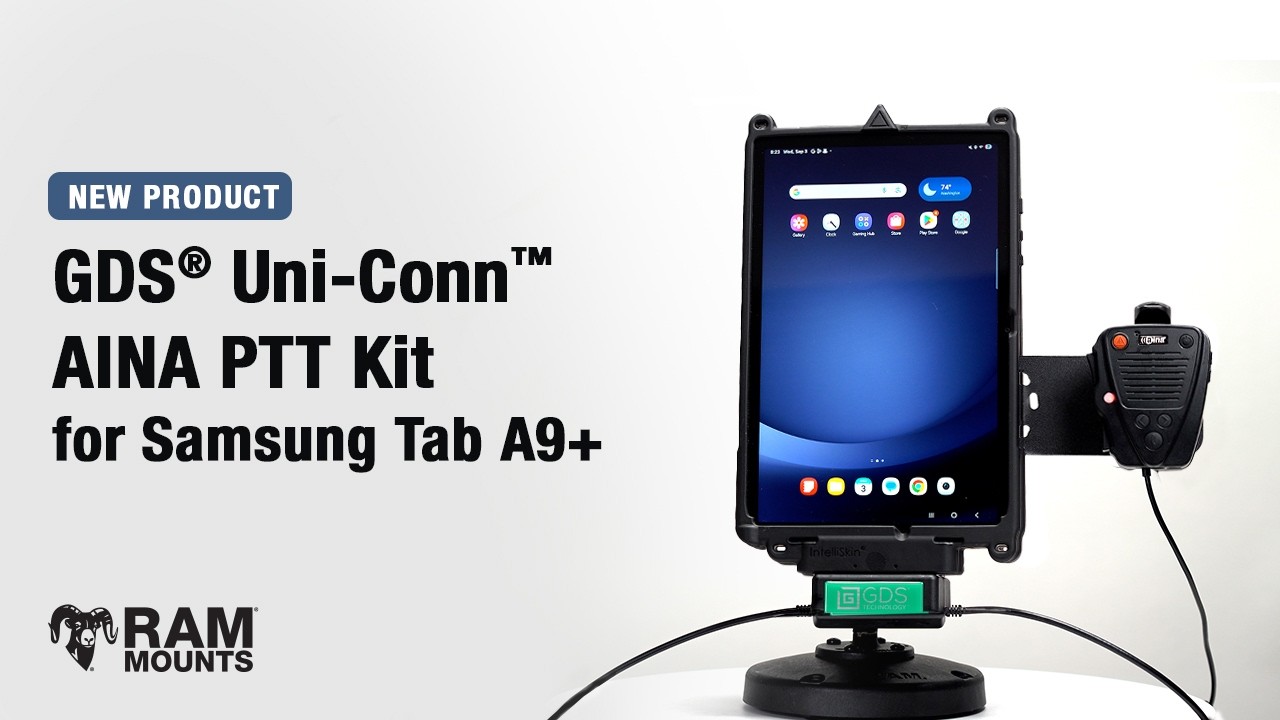 GDS® Uni-Conn™ Aina PTT Voice Responder Bundle for Samsung Tab A9+
