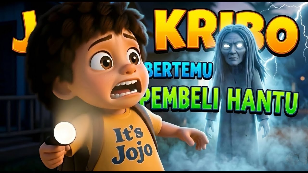 SEREEEM! Jojo Kribo Jualan Es Mambo Malah Ketemu Pembeli Hantu 👻 | Animasi 3D Episode 2