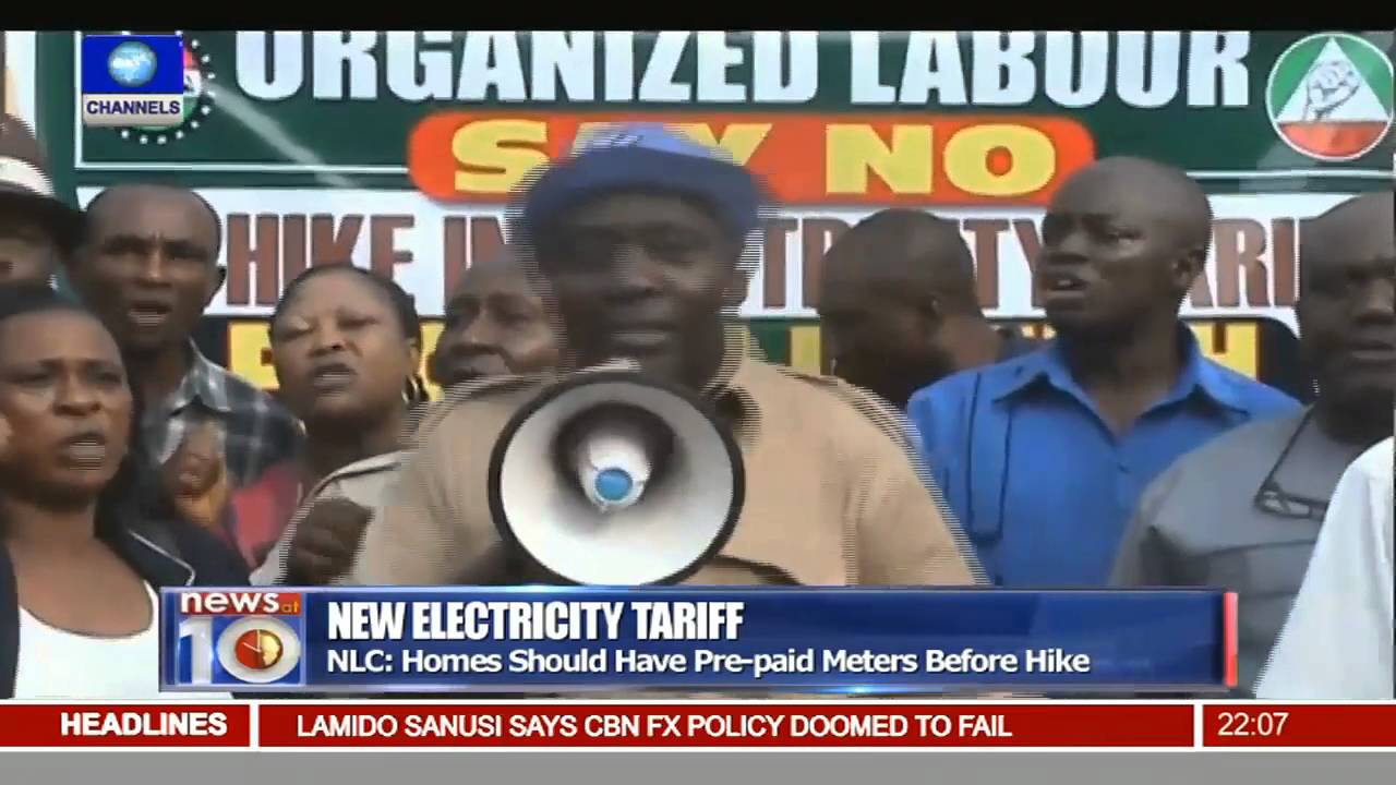 News@10: NLC Insists 45 Percent Hike In Electricity Tariff Is Unlawful  Pt.1 -- 08/02/16