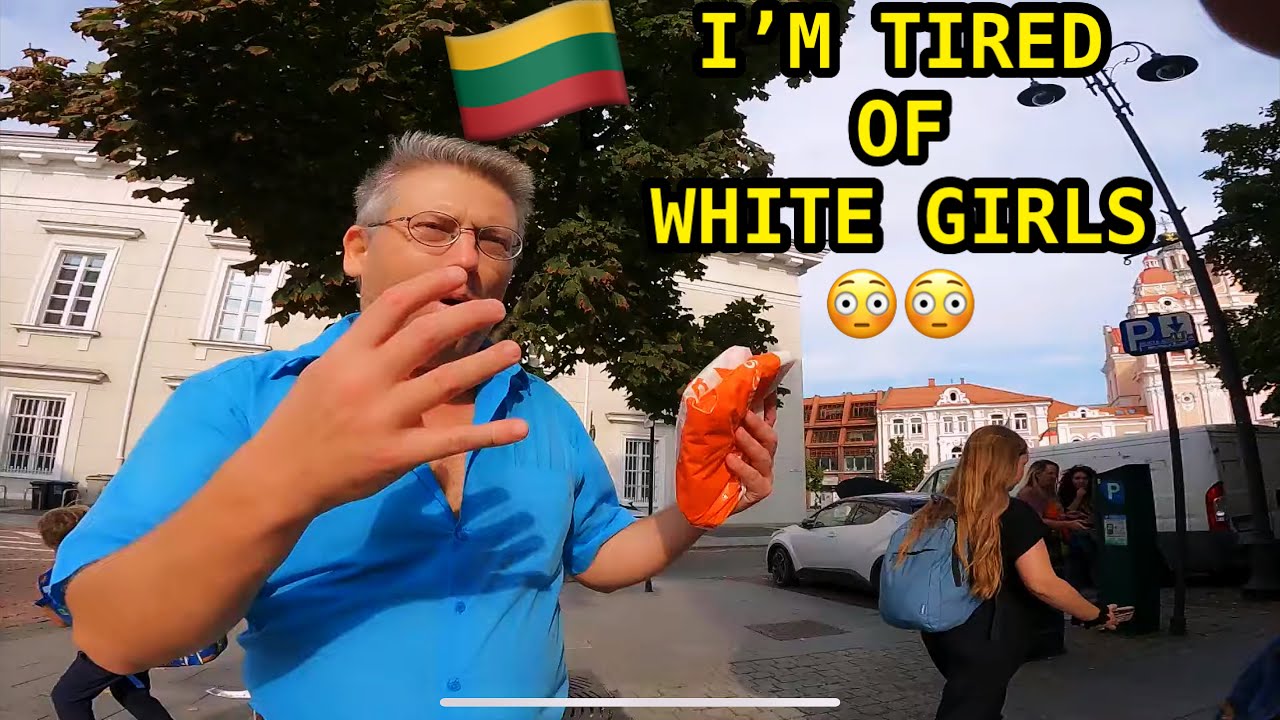 FUNNY: White man LOOKING for a YOUNG bLACK WOMAN  wants to take me on a date . Vilnius Lithuania