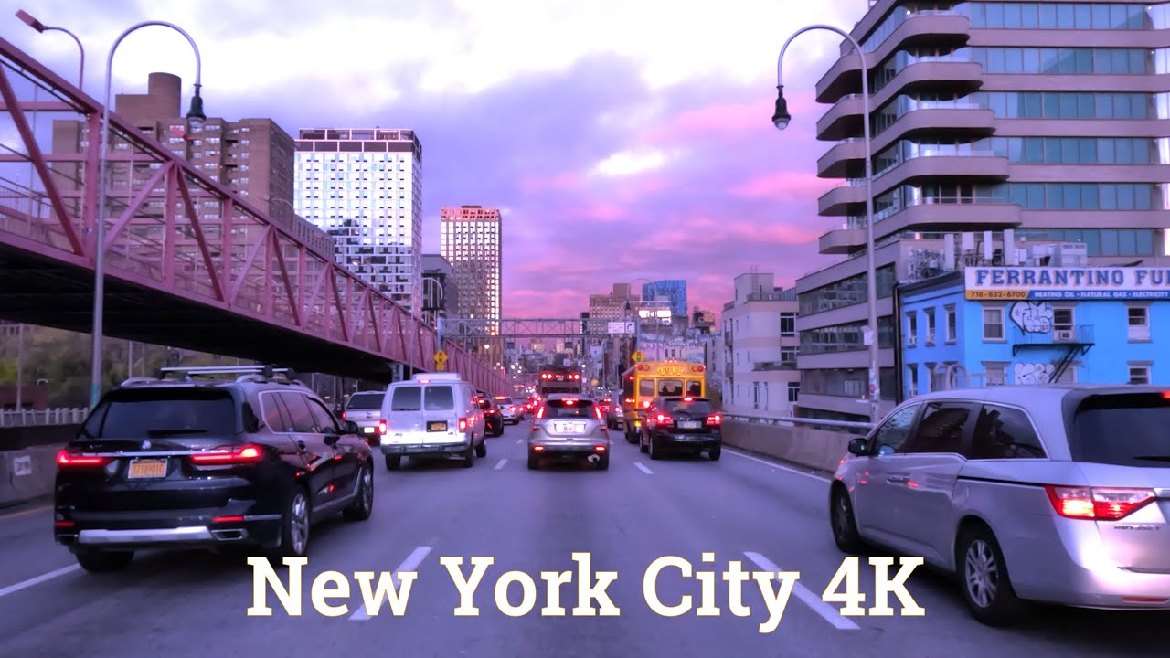 Lower Manhattan Morning Drive ASMR | New York City 4K