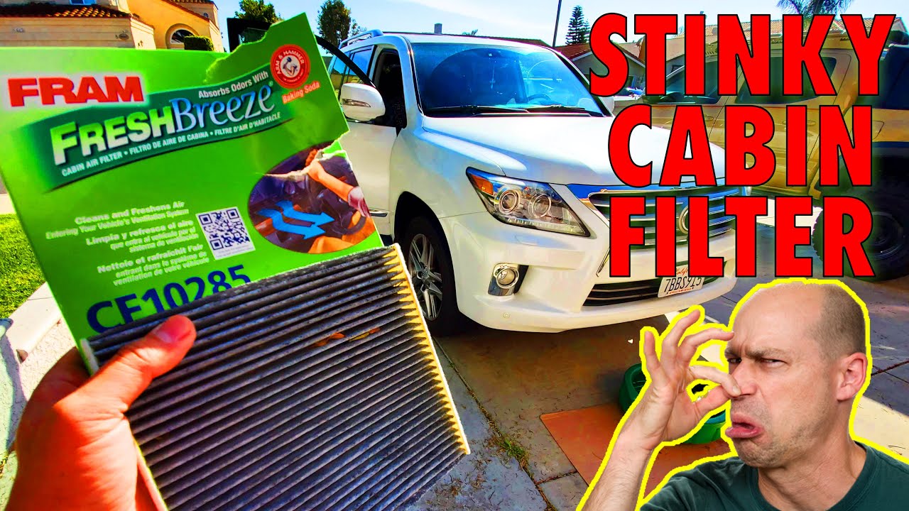 How To Change Cabin Air Filter 2008+ Lexus LX570 /LC200 Land Cruiser  - I teach my son this DIY