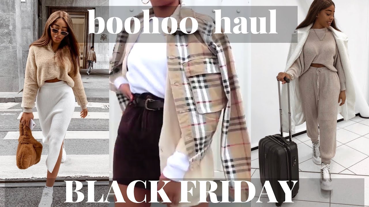 HUGE BLACK FRIDAY BOOHOO TRY ON HAUL (70% OFF) | AUTUMN/WINTER | SARAHJOHOLDER
