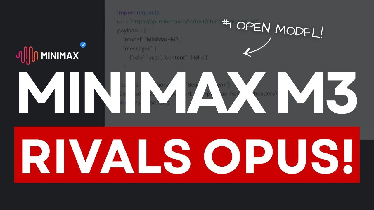 MiniMax M3: конкурирует с Opus, в 17 раз дешевле, полностью открытая конструкция!
