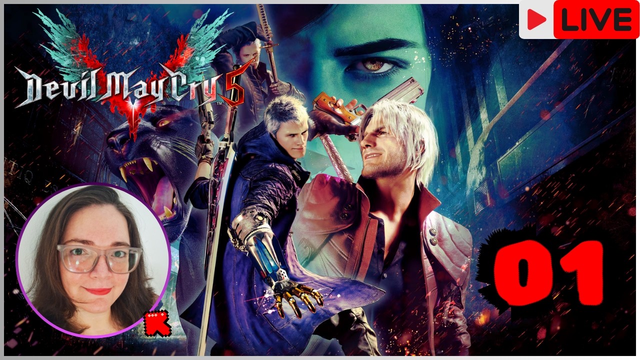 Devil May Cry 5 | Início da História – Parte 1 | Live 🔴 voltando aos poucos XD