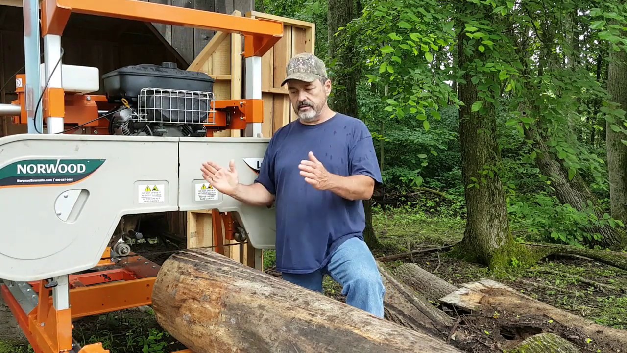 norwood lumbermate lm29 portable sawmill  my review