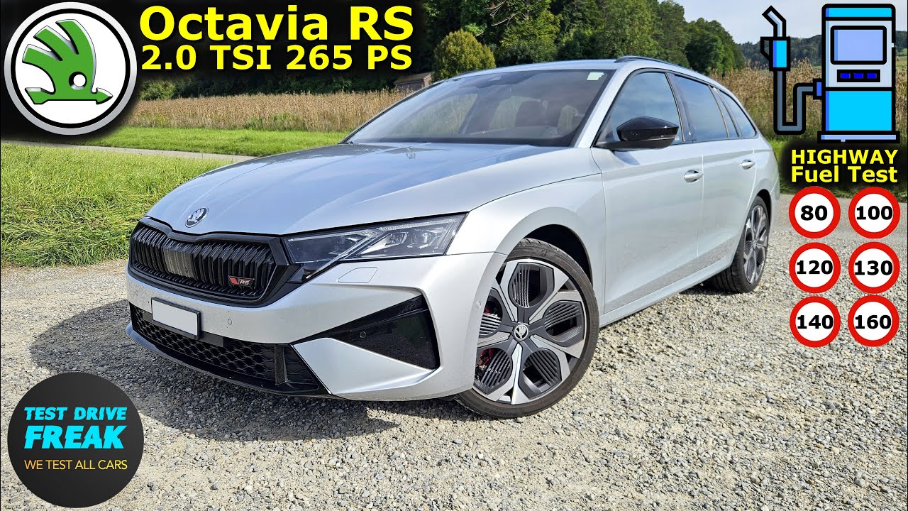 2025 Škoda Octavia RS Combi 2.0 TSI (265 PS) TEST DRIVE 🚗 Performance & Fuel Consumption Test