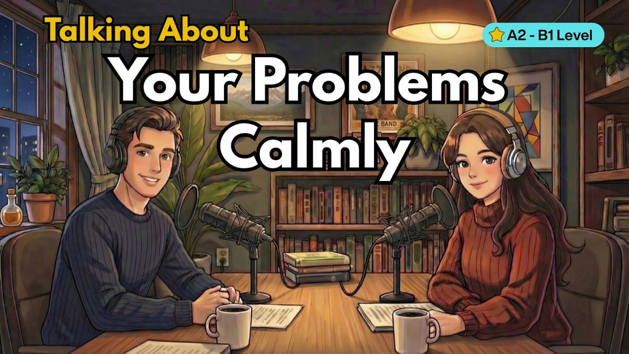 Daily English Conversation Practice | How to Talk About Your Problems Calmly