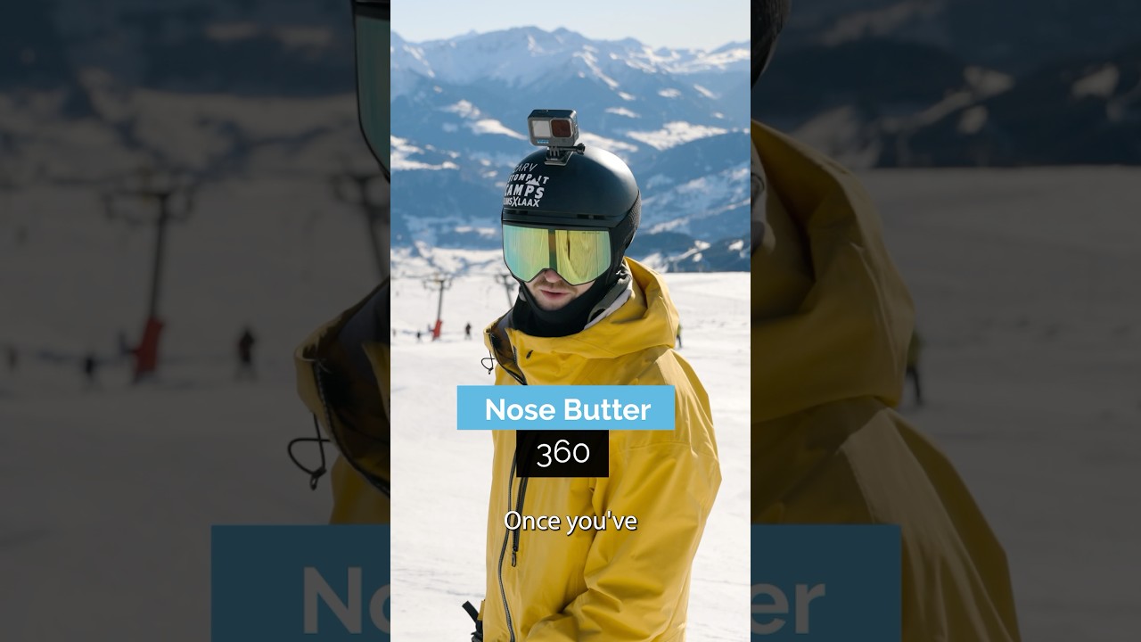 How to Do a Nose Butter 360 like a Pro 🔥⛷️
