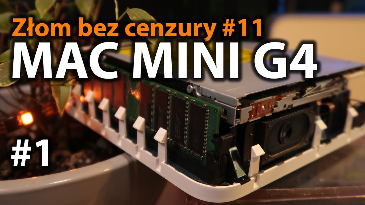 MacMini G4. Wszystko na lewo a napęd to dzikus. Złom bez cenzury #11