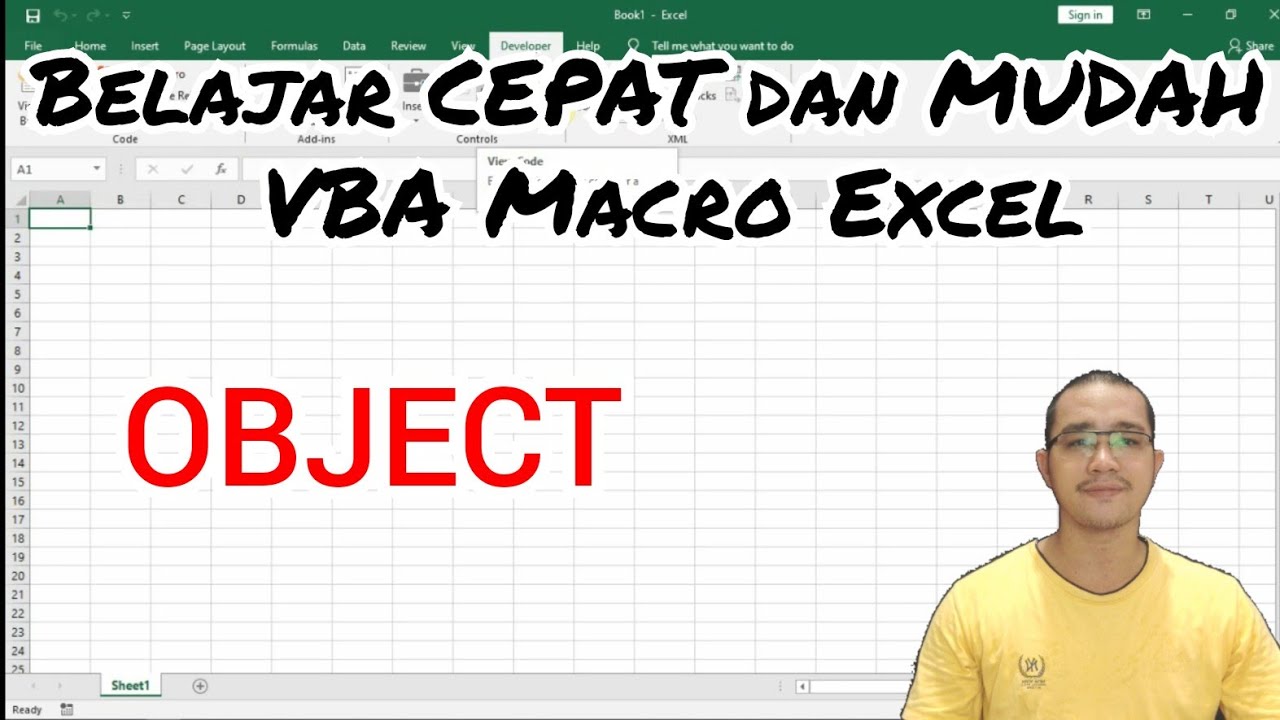 TUTORIAL VBA MACRO EXCEL Part 2: Object (Application, Workbooks, Worksheet, Range)