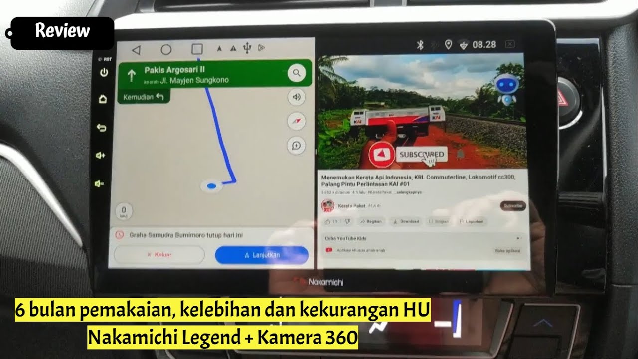 REVIEW UPDATE  6 BULAN PEMAKAIAN HEADUNIT ANDROID NAKAMICHI LEGEND 10 INCH & KAMERA 360 DI BRV