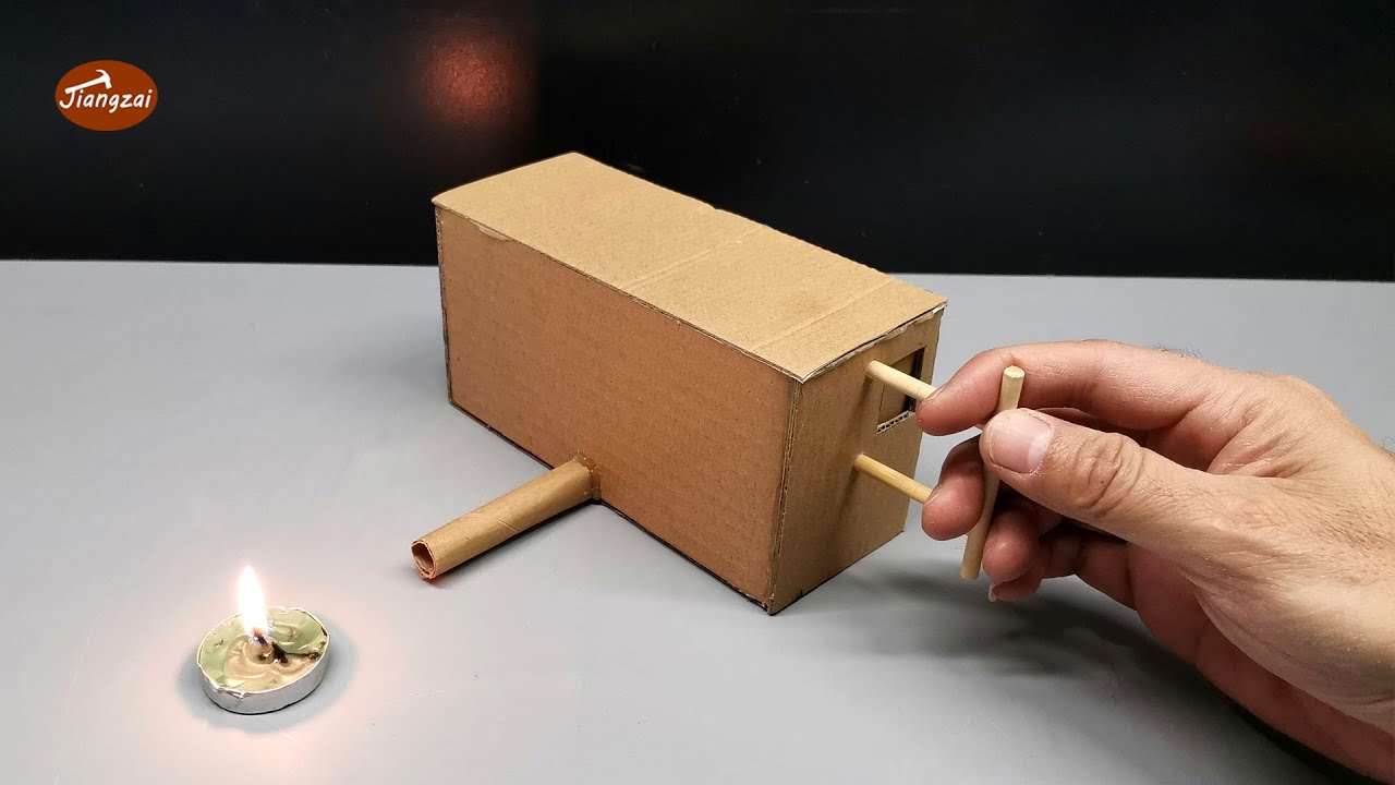 How to Make Piston Bellows from Cardboard easy at home