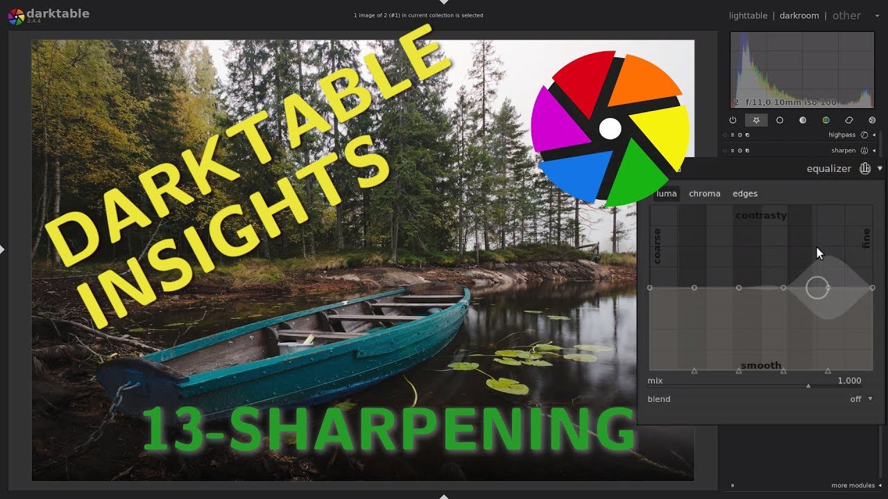 Sharpening - Darktable Insights ep 14