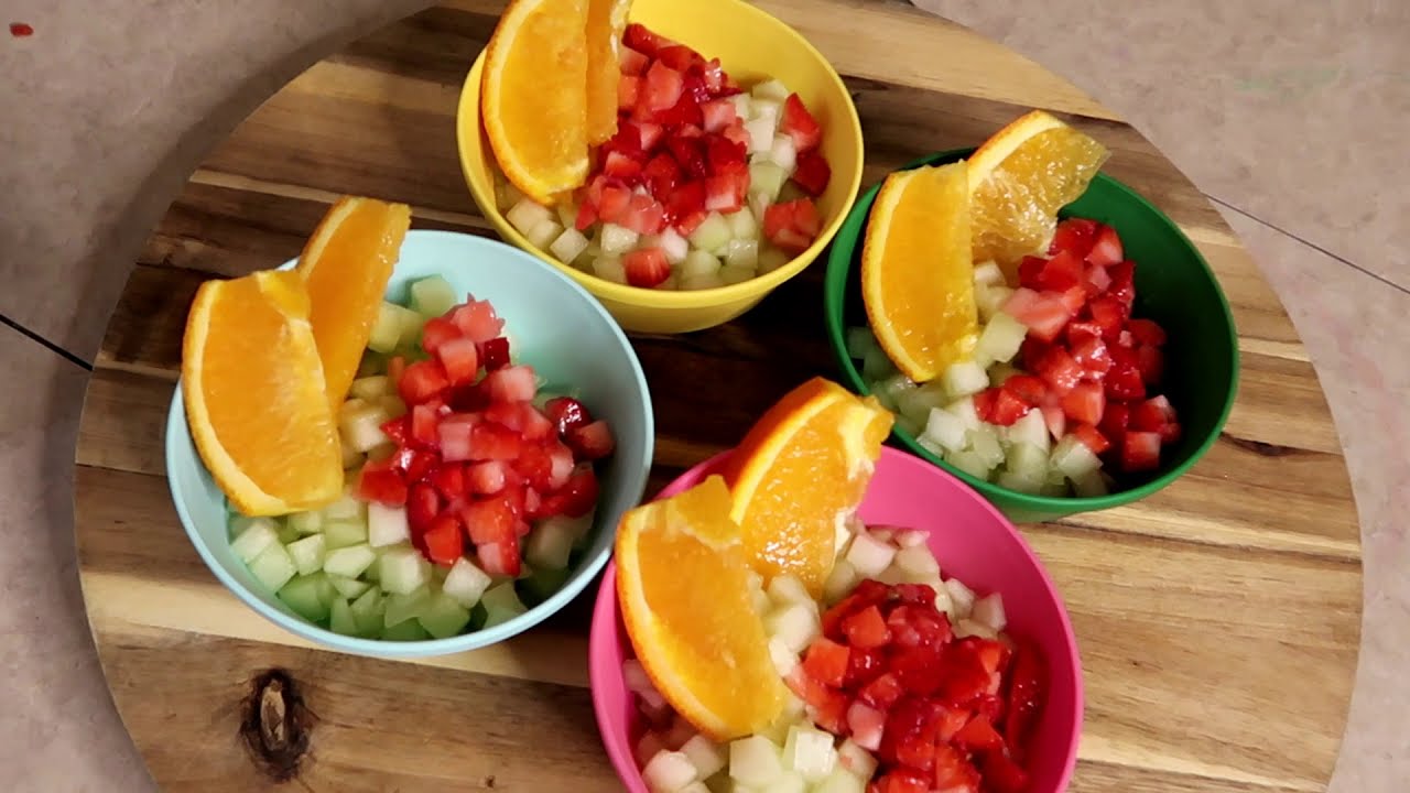 Fruit Salad with the Cuisinart Elemental 13-Cup Food Processor with Dicing Kit