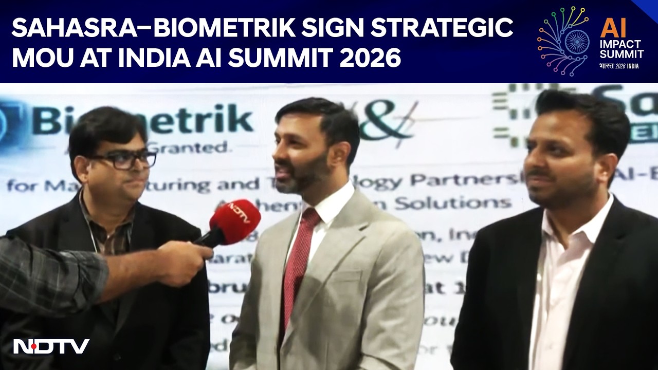 Sahasra–Biometrik Sign Strategic MoU At India AI Summit 2026