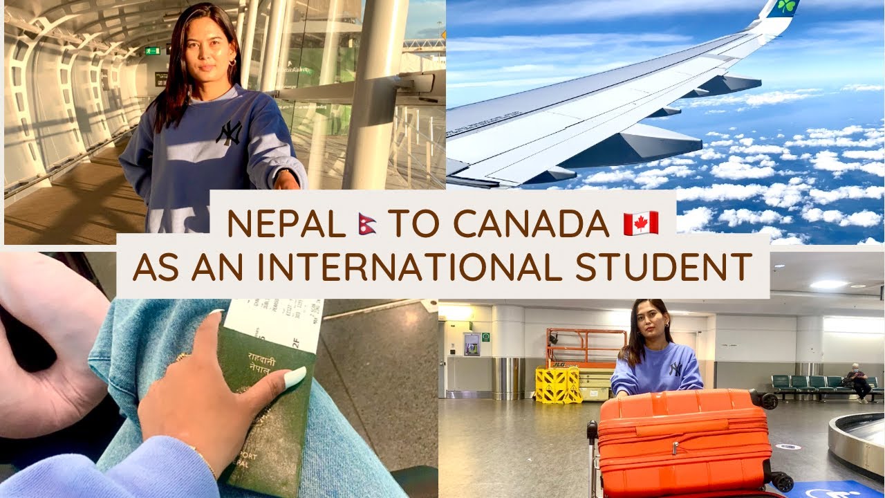 Nepal to Canada Vlog || Travelling to Canada || Immigration questions || Nepali student in Canada