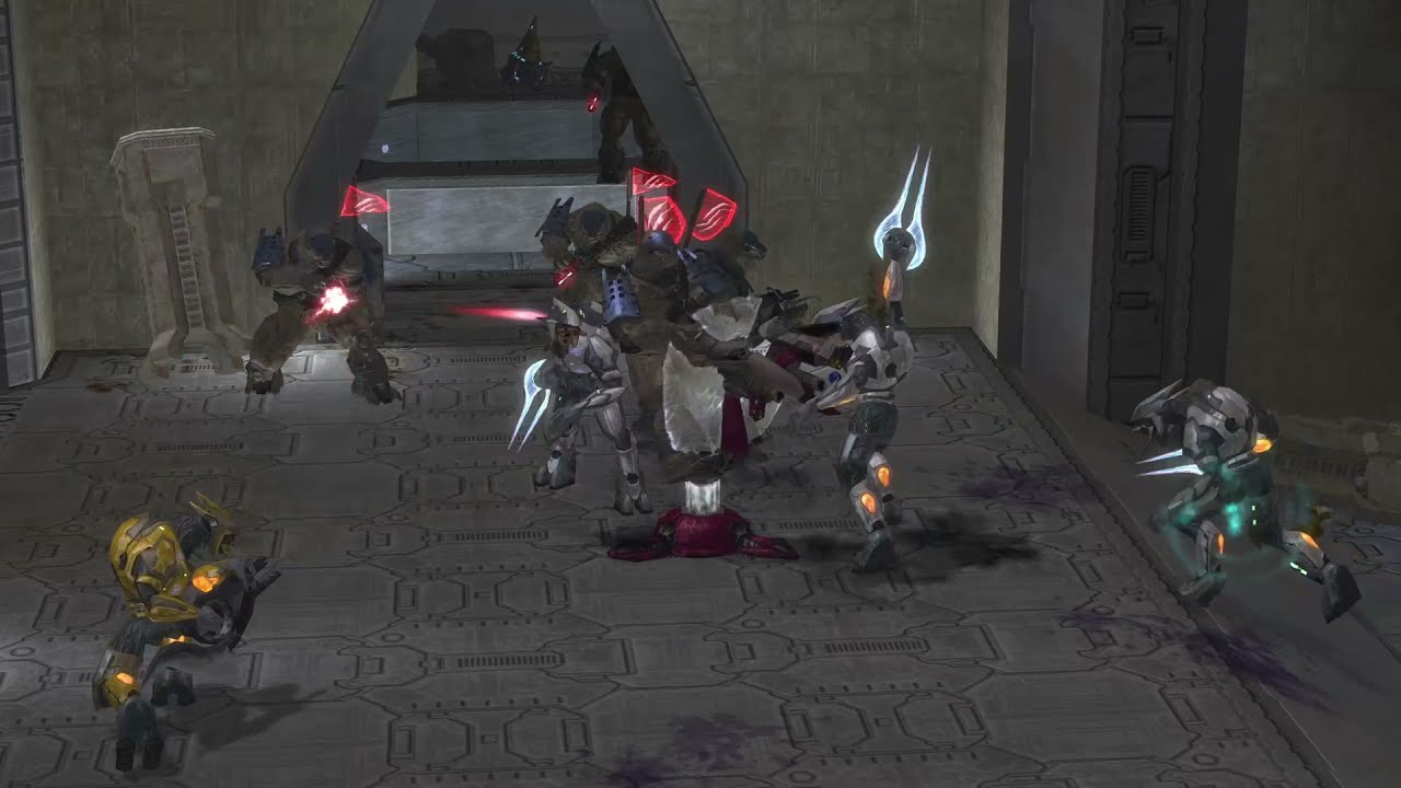 Halo 2 Elites vs Brutes