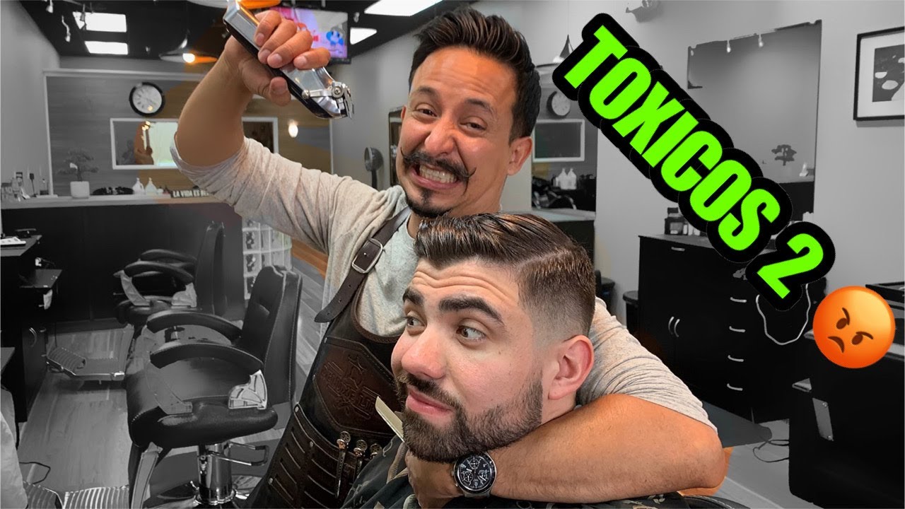 CLIENTES TOXICOS EN LA BARBERIA 2 😡 A veces no se les puede cortar #barberia #peluqueria