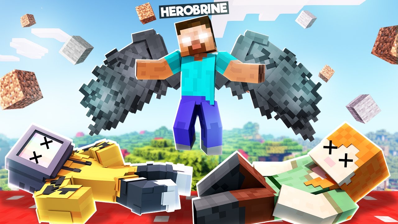HEROBRINE BECOMES GOD IN DUBAI CITY | MINECRAFT