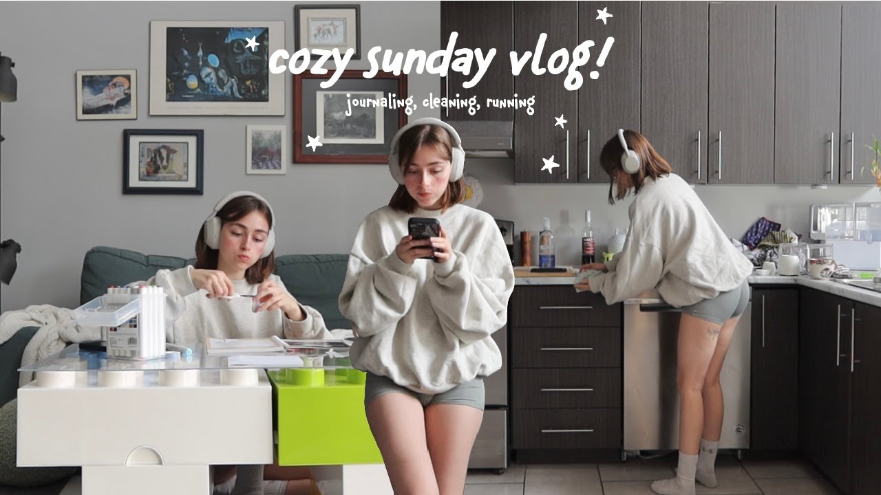 cozy sunday vlog !