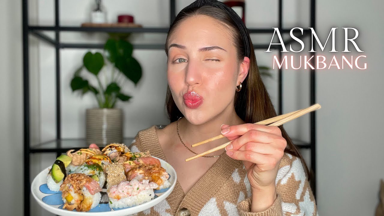 ASMR SUOMI - SUSHI MUKBANG 🍣😋 (super tingly eating sounds)