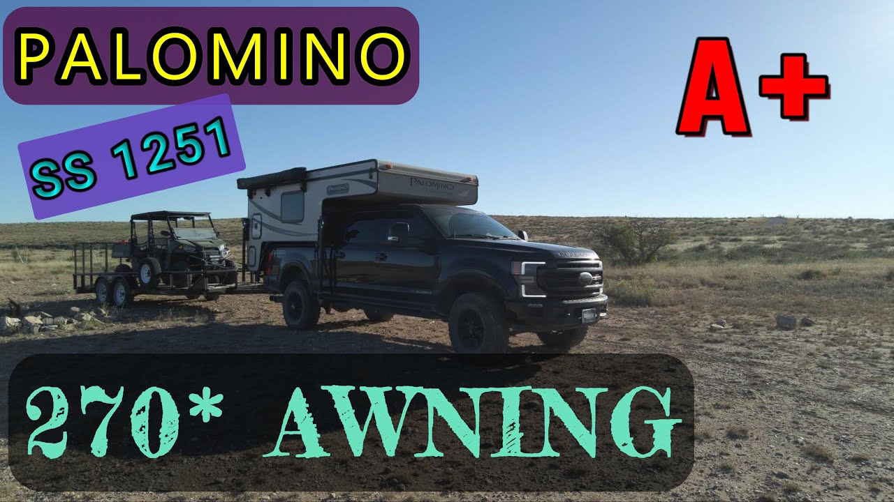 Palomino SS1251 Truck Camper: How to Deploy an Overland Vehicle Systems 270 Degree Awning!