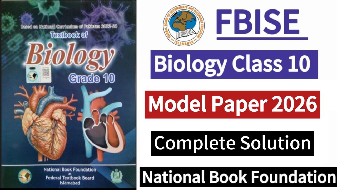 Class 10 | Biology | Solved Model Paper (Complete) | New Syllabus 2026