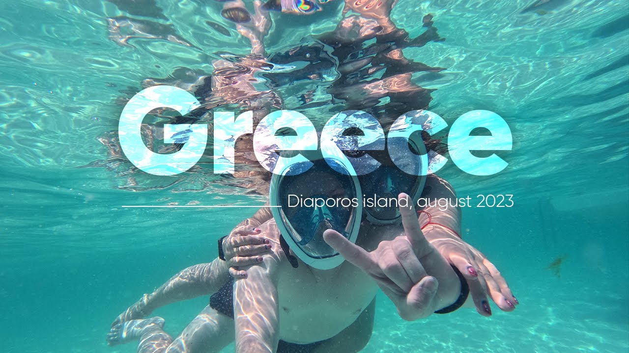 Diaporos Island Greece 2023 (boat trip 4K)
