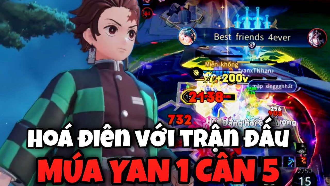 TOP YAN VN Luyện Tay Múa Lại Yan Qúa Ghê Gớm Khi Có 1 Pha Cân 5 Càn Quét Team Bạn