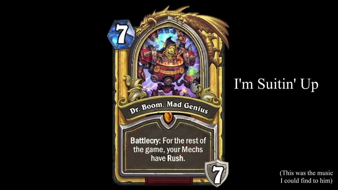 Voice Impressions: Hearthstone: Dr. Boom Mad Genius Voice Line