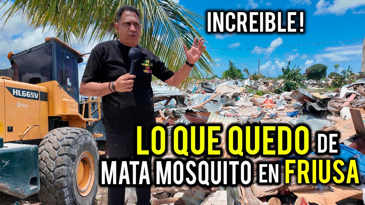 INCREIBLE LO QUE QUEDO DE MATA MOSQUITO EN FRIUSA  / CHICO SANDY EN VIVO