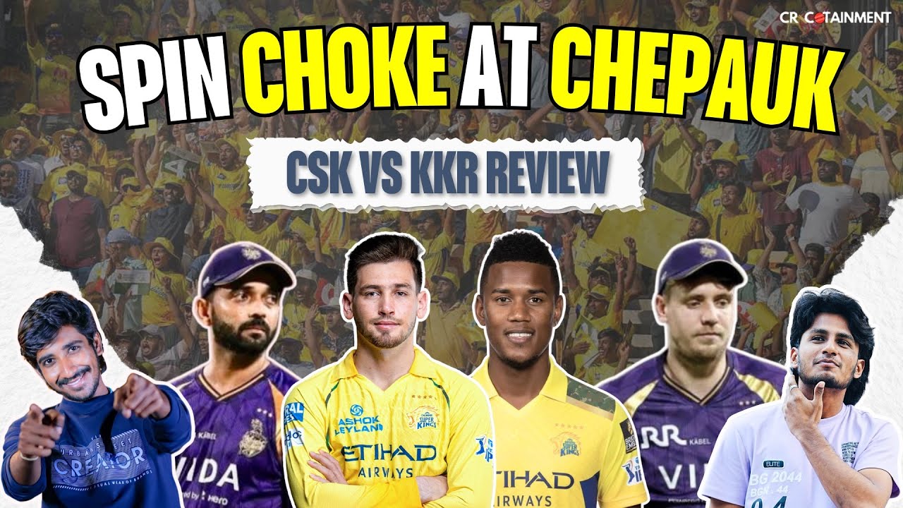 The Chepauk Super Kings are Back! | CSK vs KKR Review | Tamil | CRICOTAINMENT