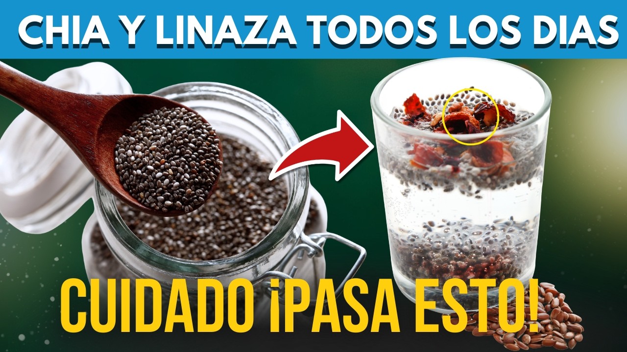 ¿Qué Pasa Si Comes Chía o Linaza a Diario Después de los 60? te lo EXPLICO