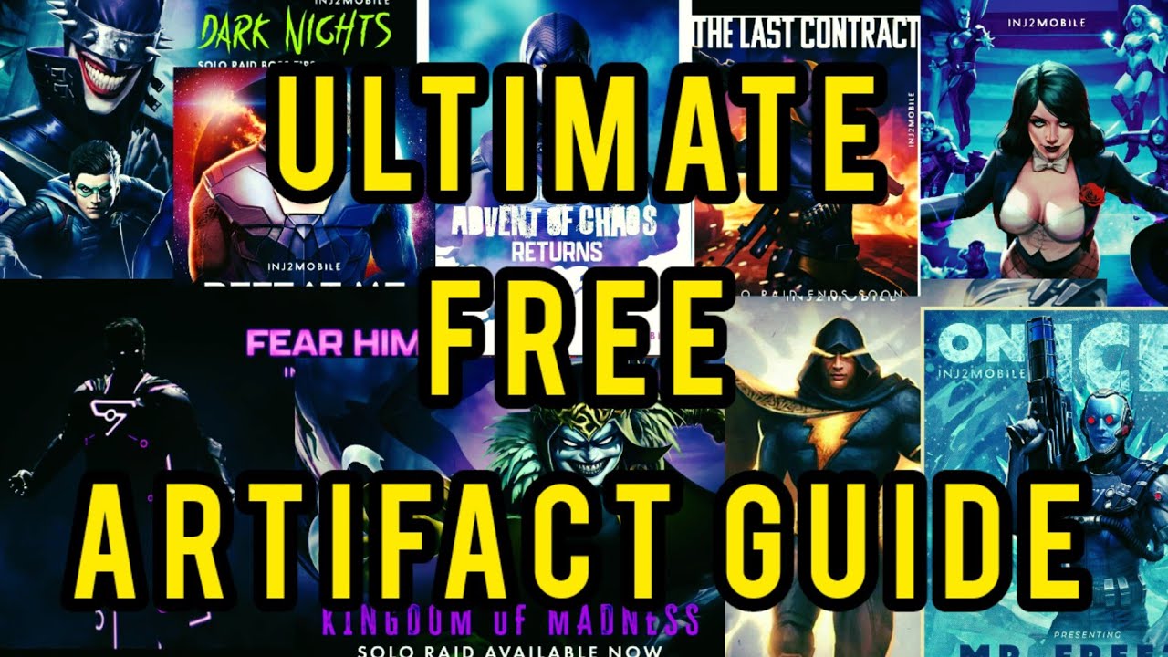 Ultimate Solo Raid Free Artifact Guide for all Solo Raids in Injustice 2 Mobile
