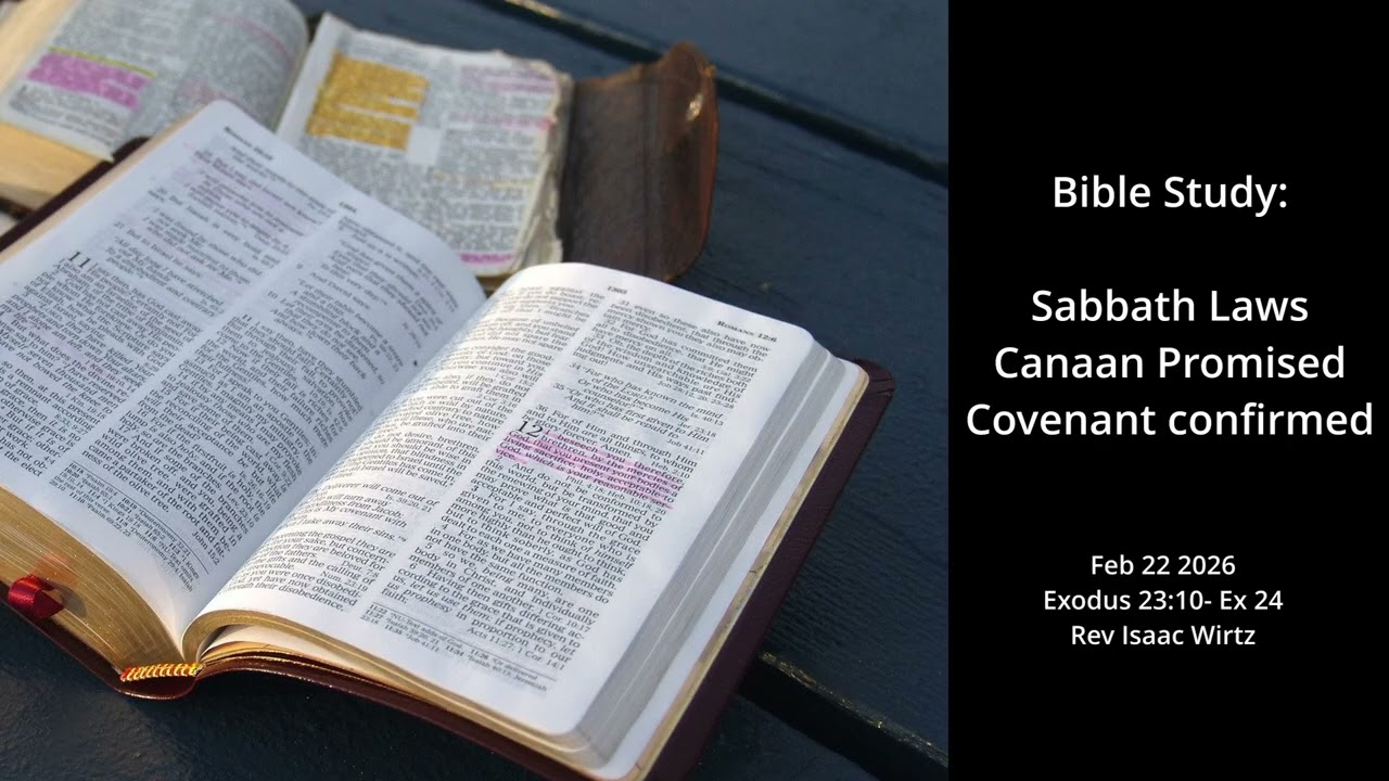 Biblestudy - Exodus 23:10- Ex 24