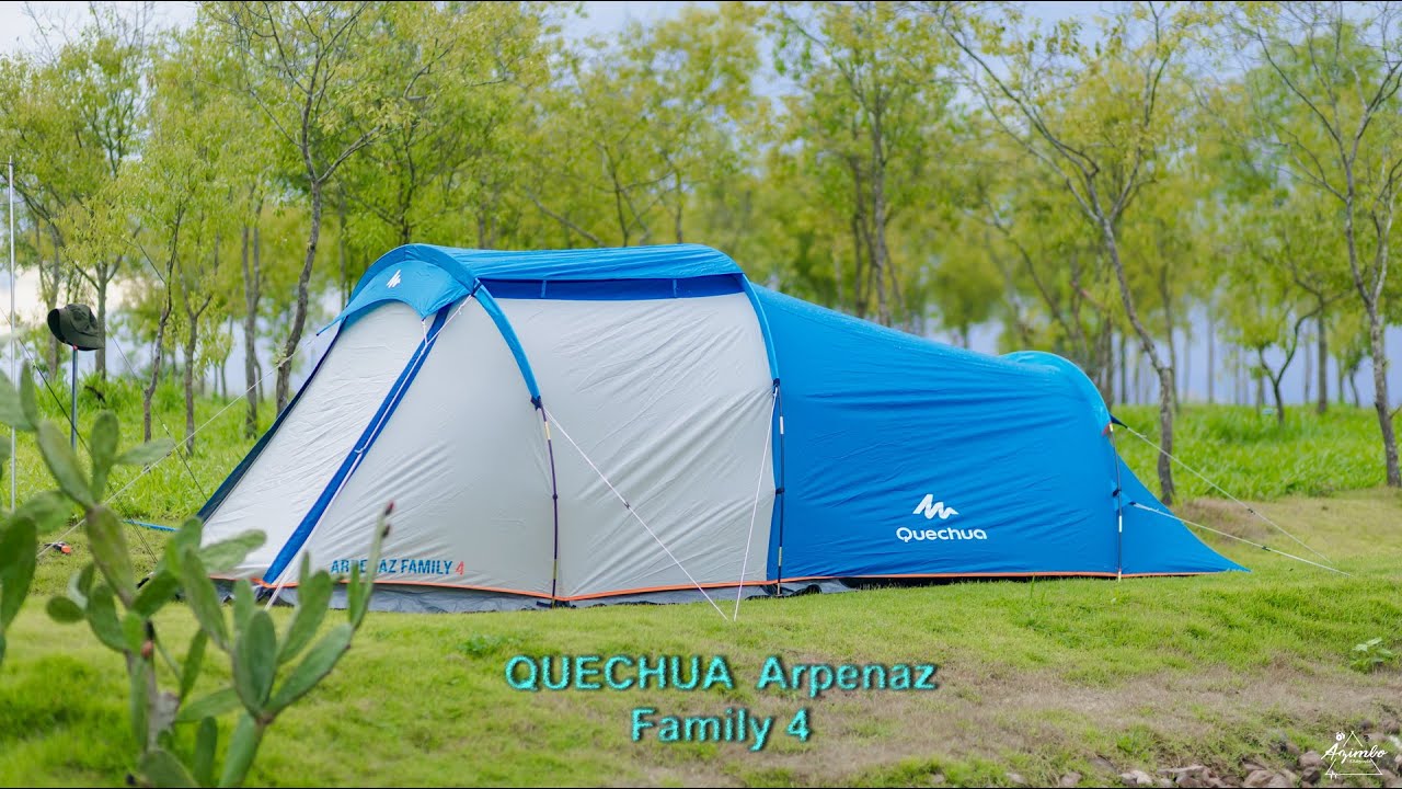 รีวิว เต็นท์ QUECHUA รุ่น Arpenaz Family 4 สำหรับ 4 คน 1 ห้องนอน #QUECHUA #Decathlon #Camping