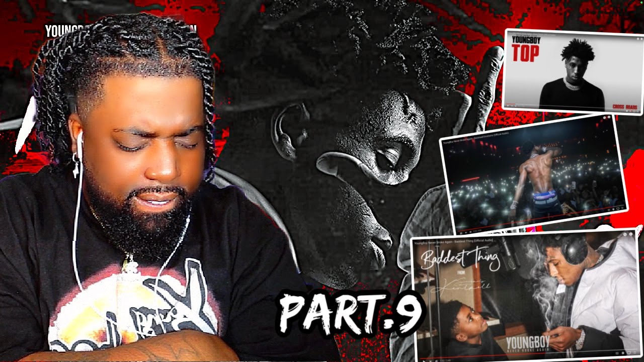LISTENING TO NBA YOUNGBOY SONGS FOR THE FIRST TIME! MY CHAT PICK THE SONGS! PT. 9