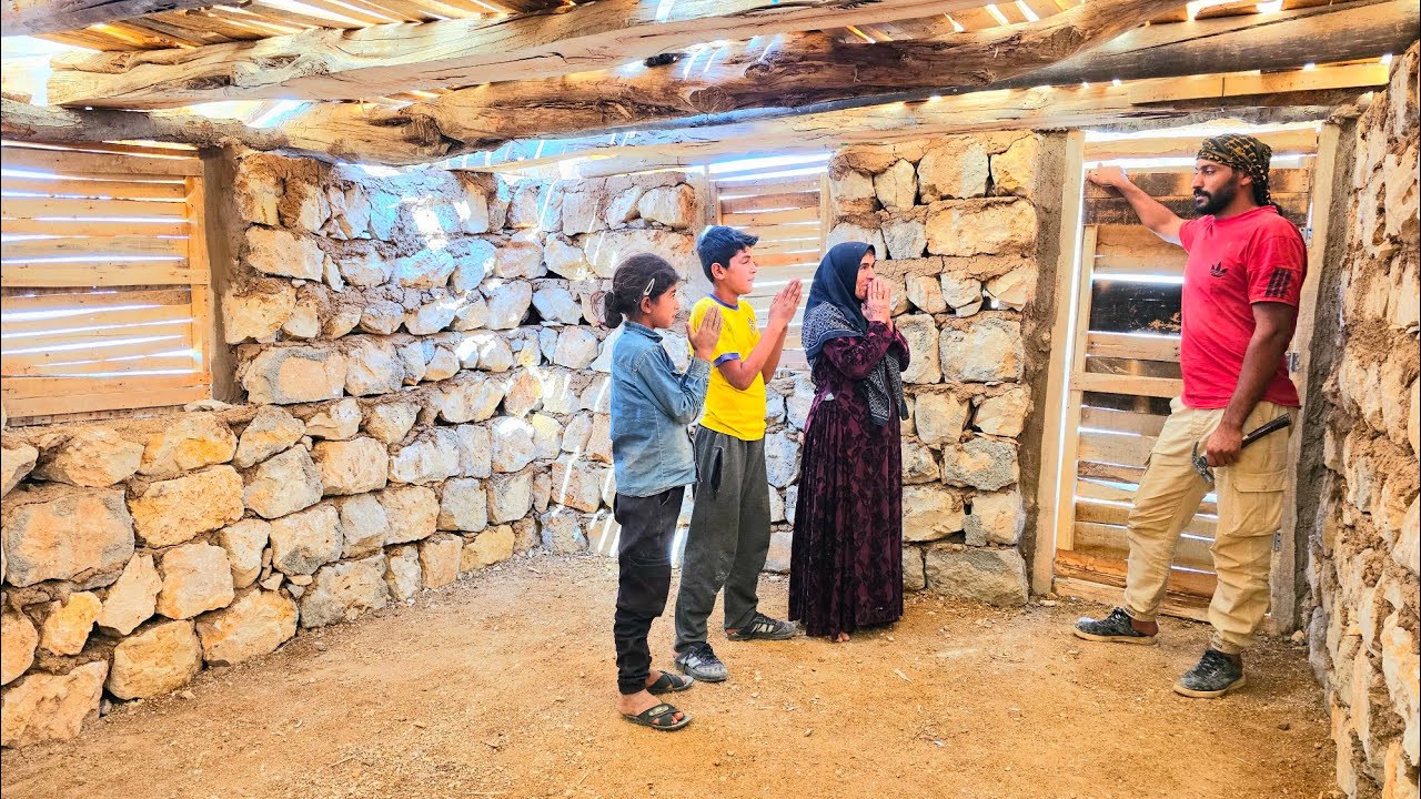 Building a stone house in 24 days for a homeless and needy family