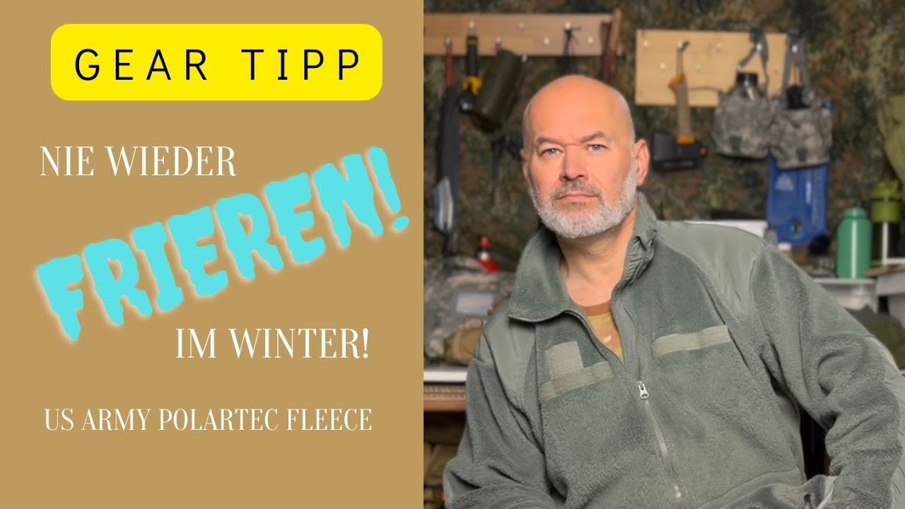 Nie wieder frieren im Winter - US Army Polartec Fleece Jacke #bushcraft #bushcraftpfalz #outdoorgear