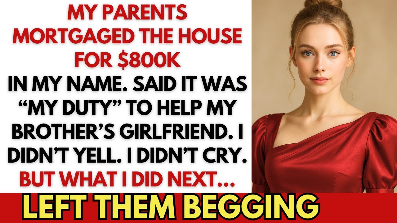 My Parents Mortgaged The House For $800K In My Name — For My Brother’s Girlfriend. I Smiled, But…