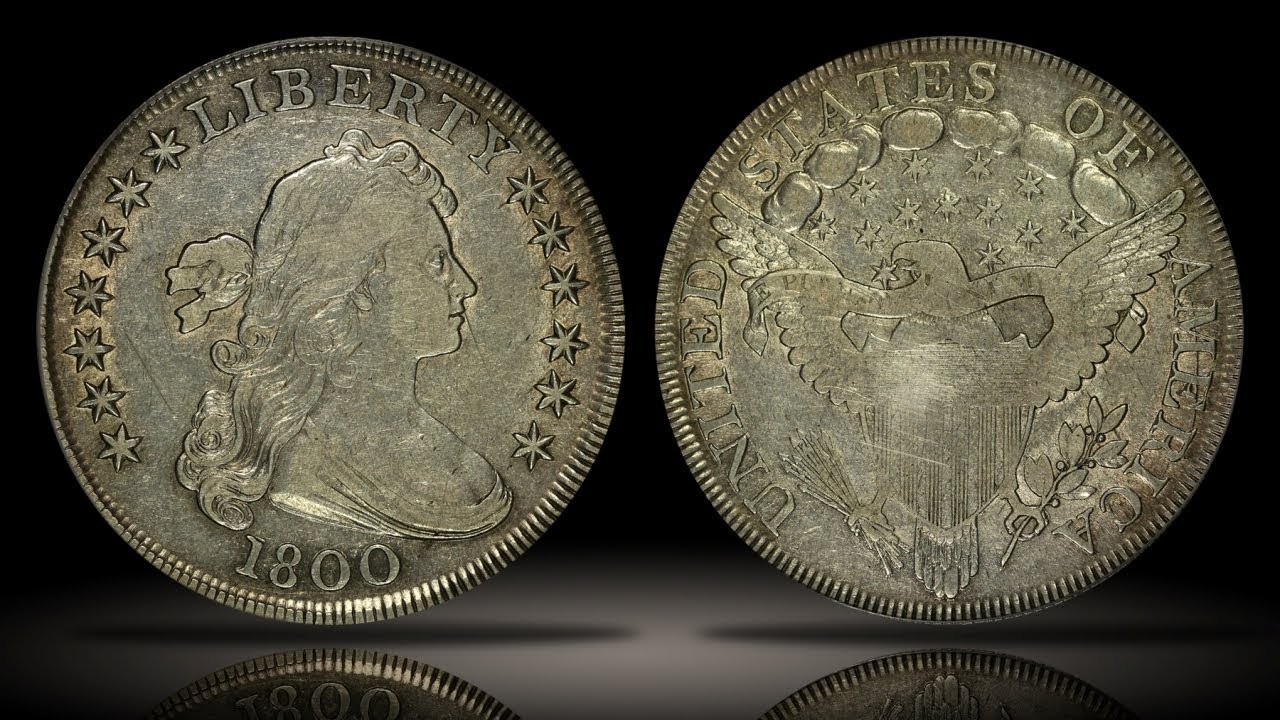 1800 Draped Bust Silver Dollar PCGS VF35