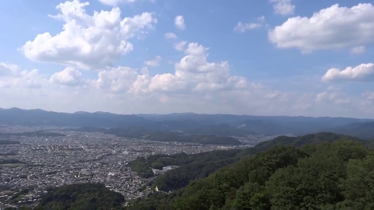 Up on Mt.Daimonji, Kyoto overview