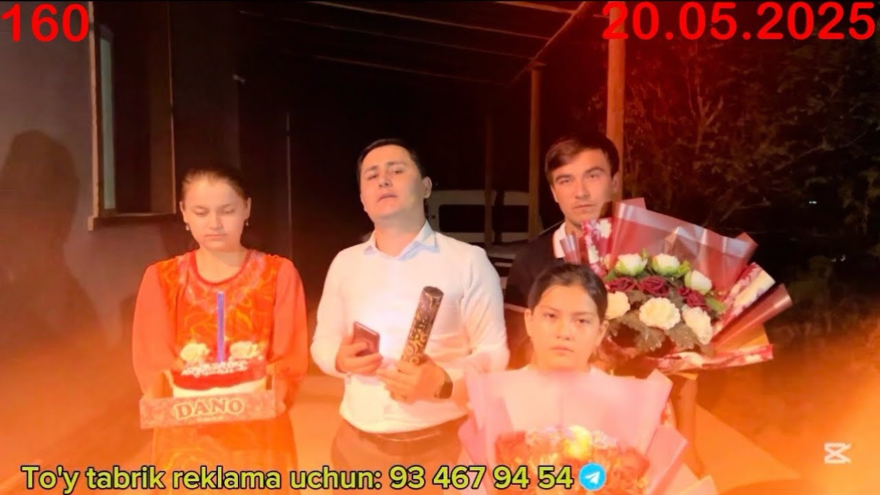 BOG'OT ELIDA TABRIK LOYIHASI 160-SONI ZO'R BO'LDI.RISOLAT OPANI YAQINLARI NOMIDAN TABRIKLADIK🎁📽🎶🎤👍👇