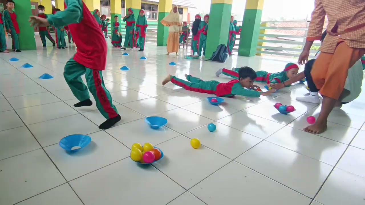 PJOK kelas 1 Lokomotor Memindahkan Bola dan Menggunakan Gaya Dada (Kamis,12 Februari 2026) 