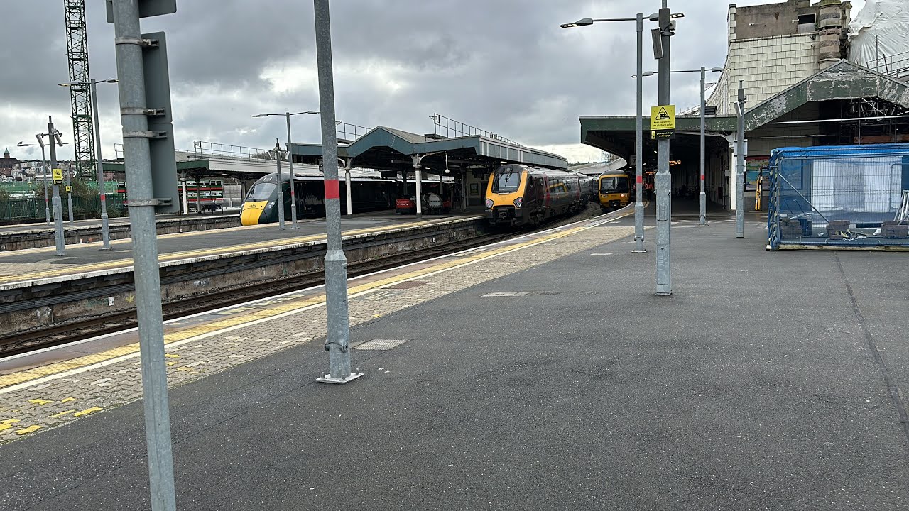 Great Western Railway and CrossCountry Trains at Bristol Temple Meads on February 24th 2024