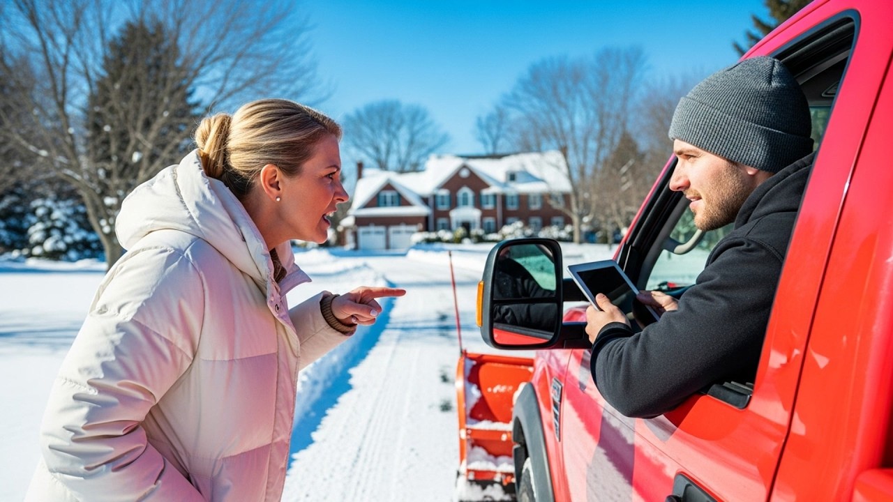 Karen Demanded I Plow Her Driveway Free, So I Sued For Harassment and She Had To Pay Court Costs